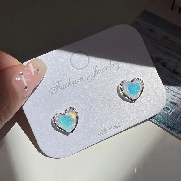 1 Pair Marine Style Sweet Starfish Shell Fish Tail Alloy Resin Drop Earrings Ear Studs