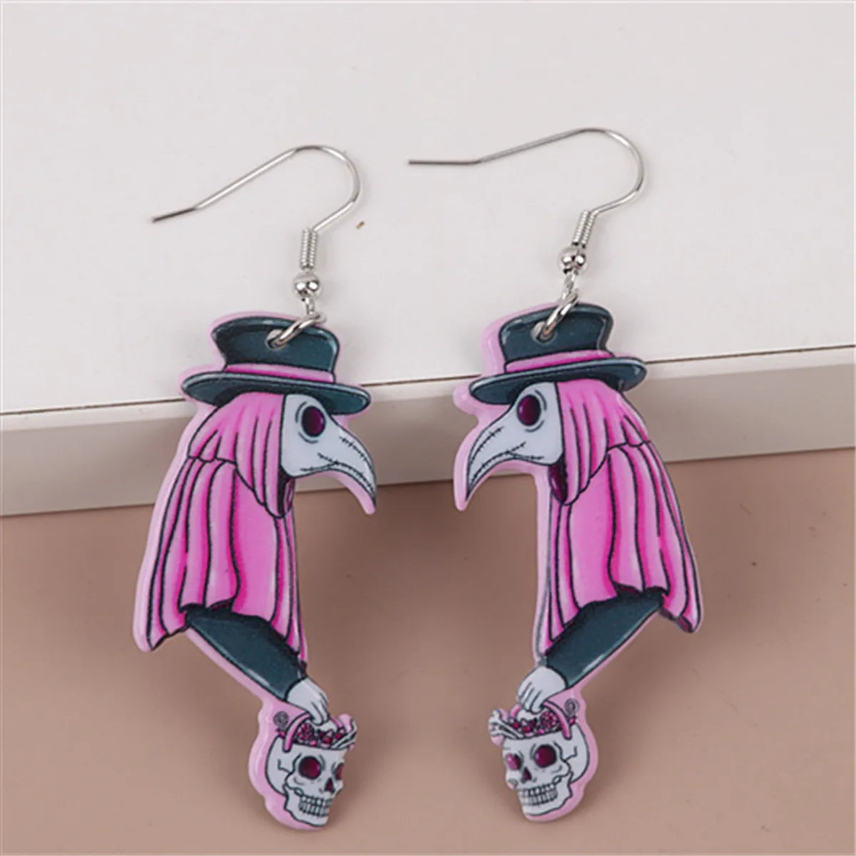 1 Pair Modern Style Cartoon Arylic Drop Earrings