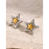 1 Pair Modern Style Classic Style Pentagram 304 Stainless Steel Ear Studs