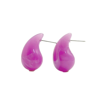 1 Pair Modern Style Classic Style Water Droplets Arylic Ear Studs