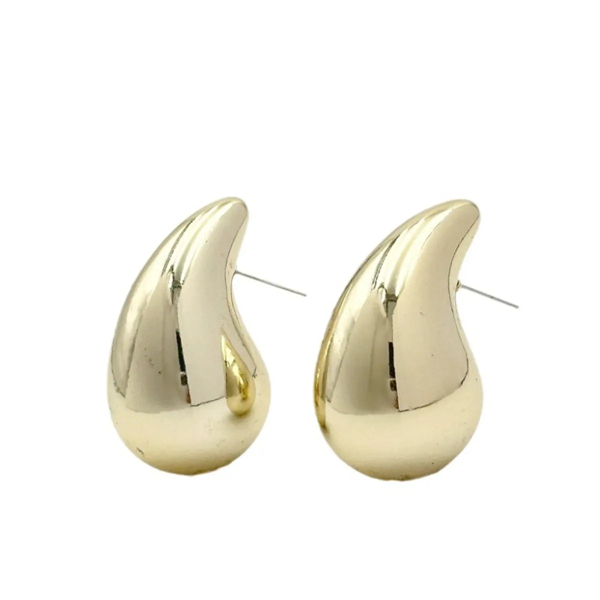 1 Pair Modern Style Classic Style Water Droplets Plating CCB Arylic Ear Studs