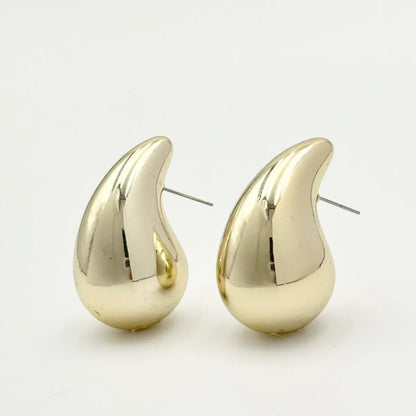 1 Pair Modern Style Classic Style Water Droplets Plating CCB Arylic Ear Studs