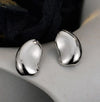 1 Pair Modern Style Irregular Plating Sterling Silver Ear Studs