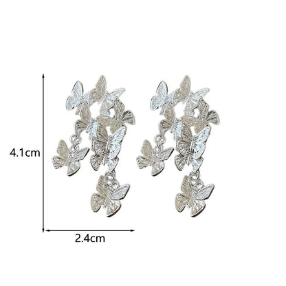 1 Pair Modern Style Simple Style Classic Style Butterfly Alloy Ear Studs