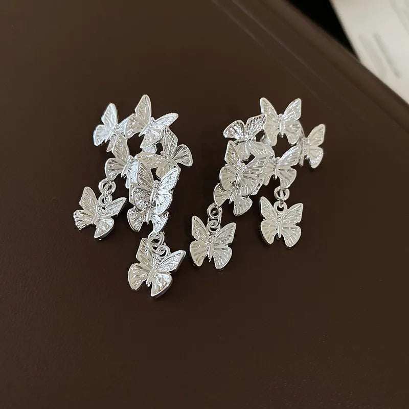 1 Pair Modern Style Simple Style Classic Style Butterfly Alloy Ear Studs