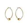1 Pair Modern Style Simple Style Solid Color Inlay Stainless Steel Zircon Earrings