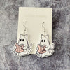 1 Pair Modern Style Streetwear Halloween Pattern Arylic Drop Earrings