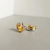 1 Pair Nordic Style Simple Style C Shape 316L Stainless Steel  18K Gold Plated Ear Studs