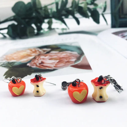 1 Pair Novelty Fruit Resin Women'S Ear Hook