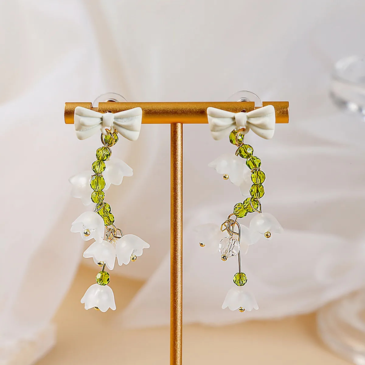 1 Pair Pastoral Fruit Artificial Crystal Plating Women'S Earrings