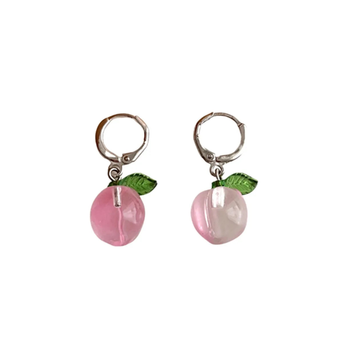 1 Pair Pastoral Fruit Glass Fruit Women's Earrings