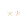 1 Pair Retro Classic Style Starfish Plating Zinc Alloy Ear Studs