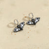 1 Pair Retro Commute Pumpkin Asymmetrical Enamel Alloy Drop Earrings