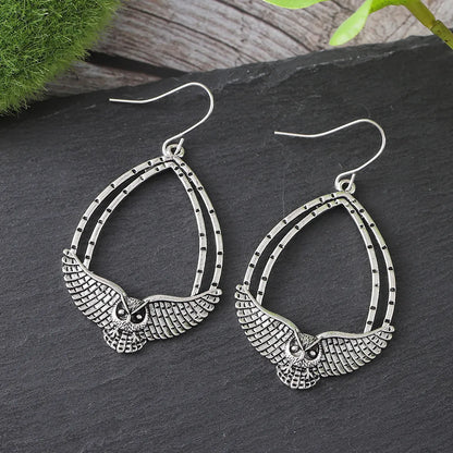 1 Pair Retro Ethnic Style Solid Color Zinc Alloy Drop Earrings