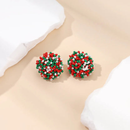 1 Pair Retro Geometric Alloy Ear Studs