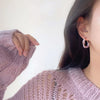 1 Pair Retro Geometric Alloy Enamel Women'S Earrings