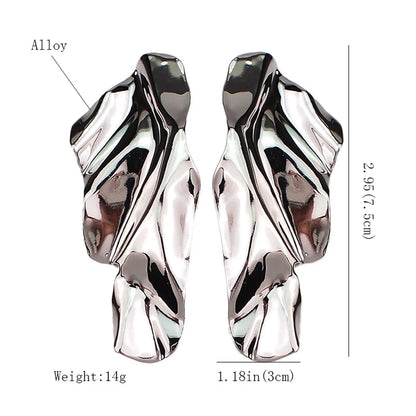 1 Pair Retro Irregular Geometric Alloy Plating Women'S Earrings