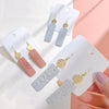 1 Pair Retro Leaf Flower Rectangle Soft Clay Women'S Drop Earrings