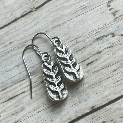 1 Pair Retro Leaves Alloy Drop Earrings