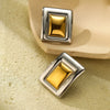 1 Pair Retro Rectangle 304 Stainless Steel Ear Studs