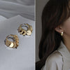 1 Pair Retro Round Square Heart Shape Alloy Plating Women'S Earrings