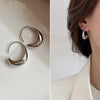 1 Pair Retro Round Square Heart Shape Alloy Plating Women'S Earrings