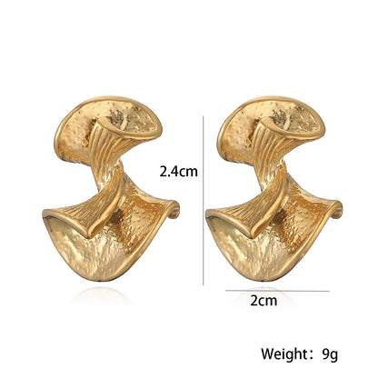 1 Pair Retro Simple Style Classic Style Solid Color 304 Stainless Steel Ear Studs