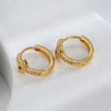 1 Pair Retro Simple Style Devil'S Eye Plating Inlay Copper Rhinestones Zircon 18k Gold Plated Drop Earrings