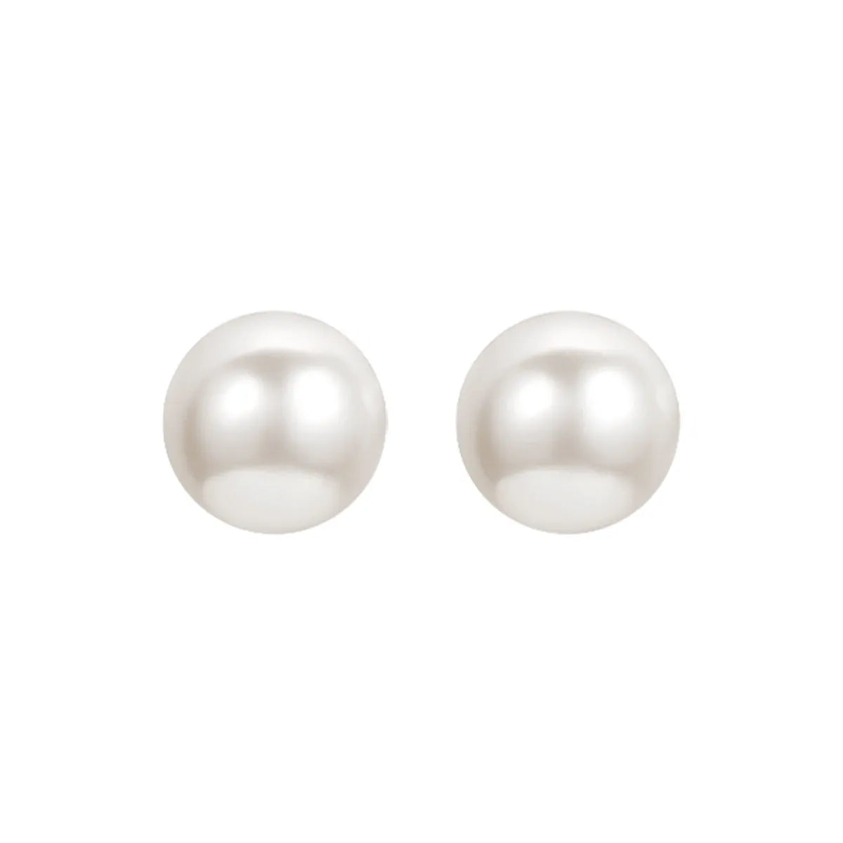 1 Pair Retro Solid Color Imitation Pearl Women'S Ear Clips Ear Studs