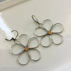 1 Pair Retro Water Droplets Alloy Drop Earrings