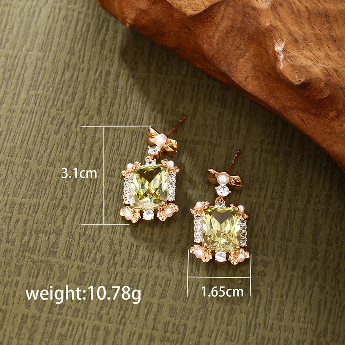 1 Pair Retro Xuping Geometric Bow Knot Plating Inlay Alloy Copper Alloy Artificial Gemstones Artificial Pearls 18k Gold Plated Drop Earrings