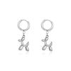 1 Pair Simple Style Animal Plating Titanium Steel Earrings