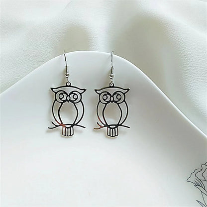 1 Pair Simple Style Animal Zinc Alloy Drop Earrings