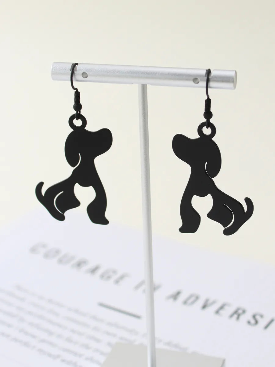 1 Pair Simple Style Animal Zinc Alloy Drop Earrings