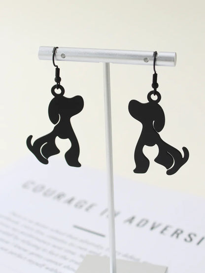 1 Pair Simple Style Animal Zinc Alloy Drop Earrings