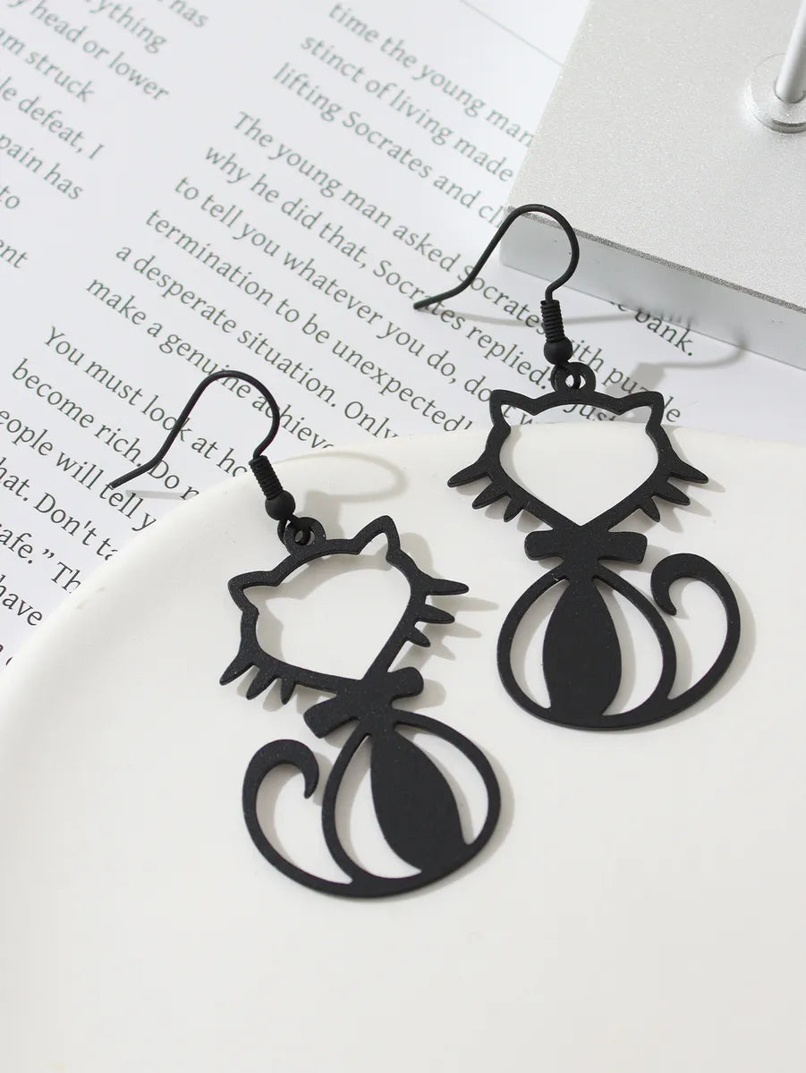 1 Pair Simple Style Animal Zinc Alloy Drop Earrings