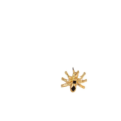 1 Pair Simple Style Ants Enamel Alloy Ear Studs