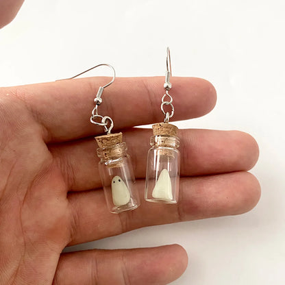 1 Pair Simple Style Bottle Patchwork Soft Clay Drop Earrings