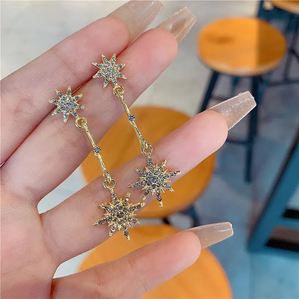 1 Pair Simple Style Bow Knot Inlay Copper Zircon Drop Earrings