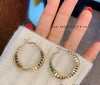 1 Pair Simple Style C Shape Stoving Varnish Arylic Earrings