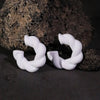 1 Pair Simple Style C Shape Twist Arylic Ear Studs