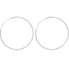 1 Pair Simple Style Circle Sterling Silver Plating Earrings