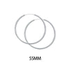 1 Pair Simple Style Circle Sterling Silver Plating Earrings