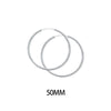 1 Pair Simple Style Circle Sterling Silver Plating Earrings