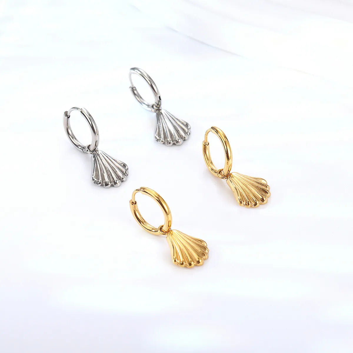 1 Pair Simple Style Classic Style Bow Knot Plating 304 Stainless Steel 18K Gold Plated Drop Earrings