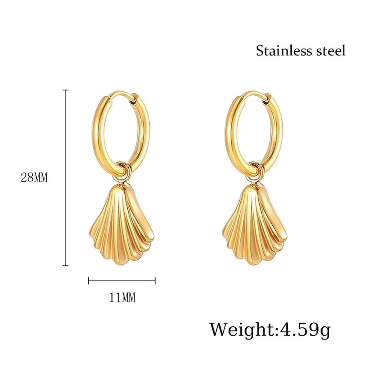 1 Pair Simple Style Classic Style Bow Knot Plating 304 Stainless Steel 18K Gold Plated Drop Earrings