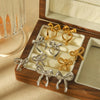 1 Pair Simple Style Classic Style Bow Knot Polishing Plating 304 Stainless Steel 18K Gold Plated Ear Studs