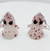 1 Pair Simple Style Classic Style Cartoon Character Printing Plastic Resin Drop Earrings