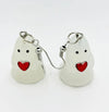 1 Pair Simple Style Classic Style Cartoon Character Printing Plastic Resin Drop Earrings