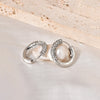 1 Pair Simple Style Classic Style Circle Round 304 Stainless Steel Earrings